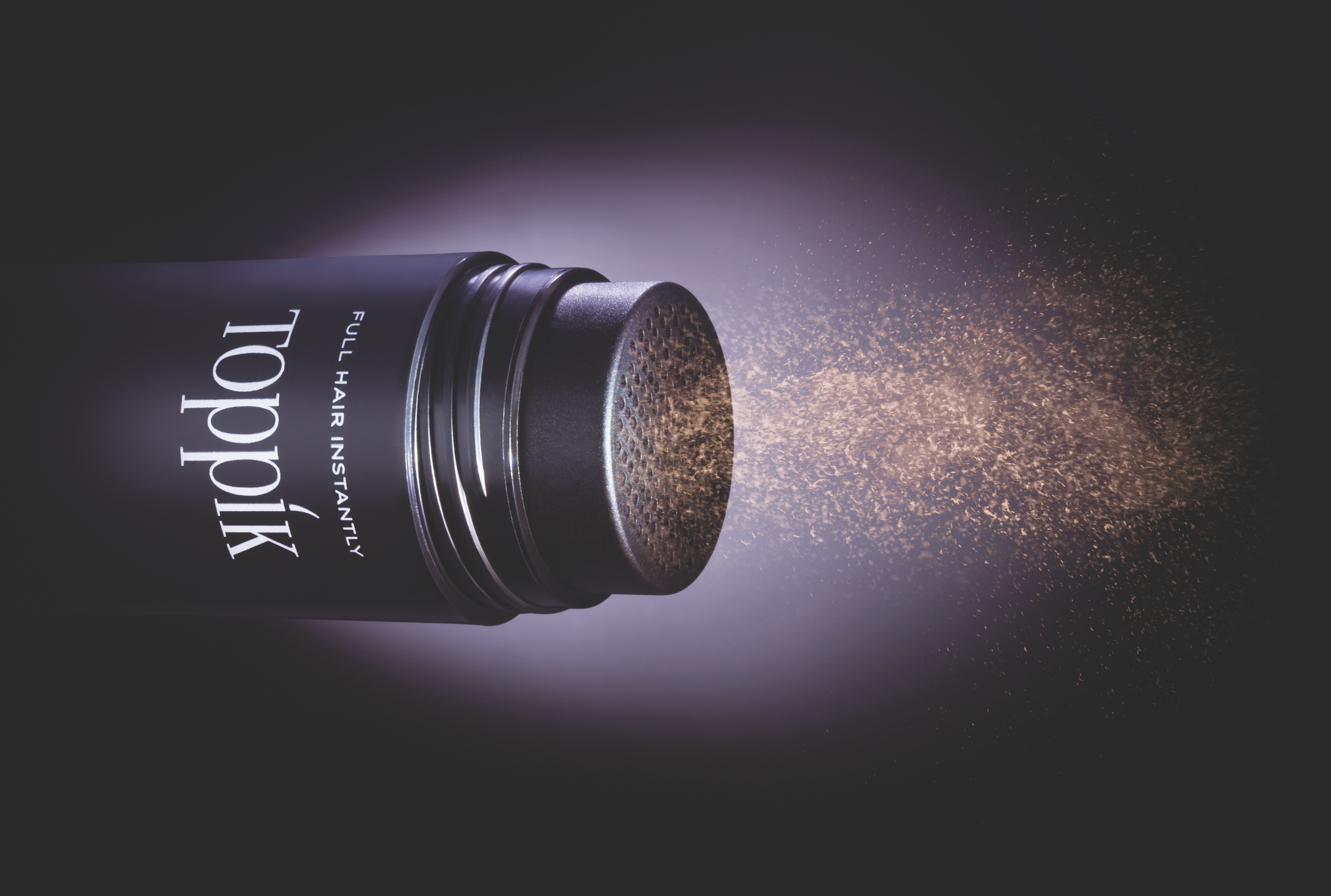 Haarverdichtung mit Schütthaar