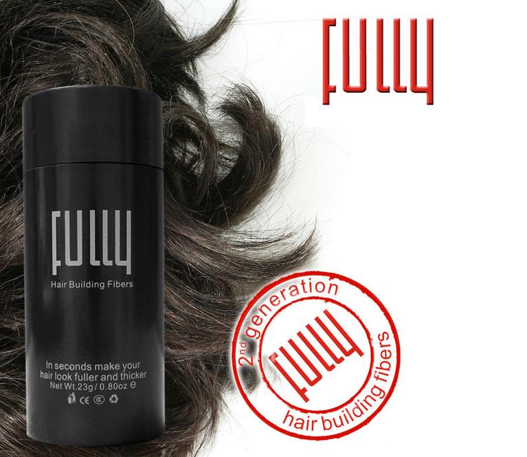 2 x Fully Haarfasern 23g - Haarverdichter Streuhaar Haarverdichtung